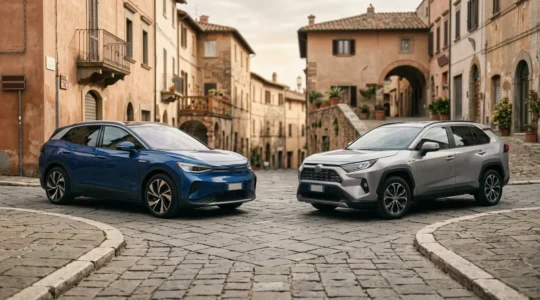 Scelta tra veicolo elettrico e ibrido con incentivi statali italiani