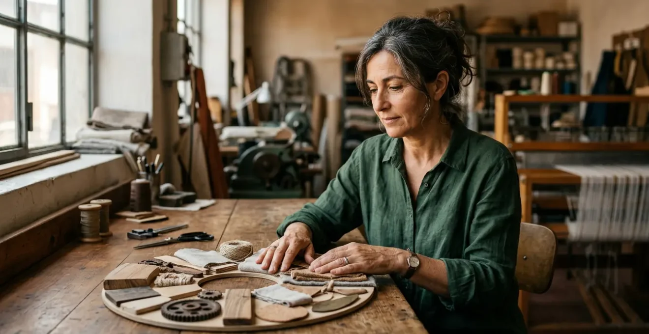 Imprenditore PMI italiana che analizza strategie di economia circolare per ridurre costi e generare nuove entrate
